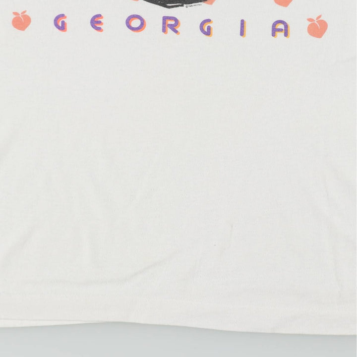90'S Screen Stars Best Printed T-shirt Made in USA Men's XL Vintage cotton white type Vintage Second Hand