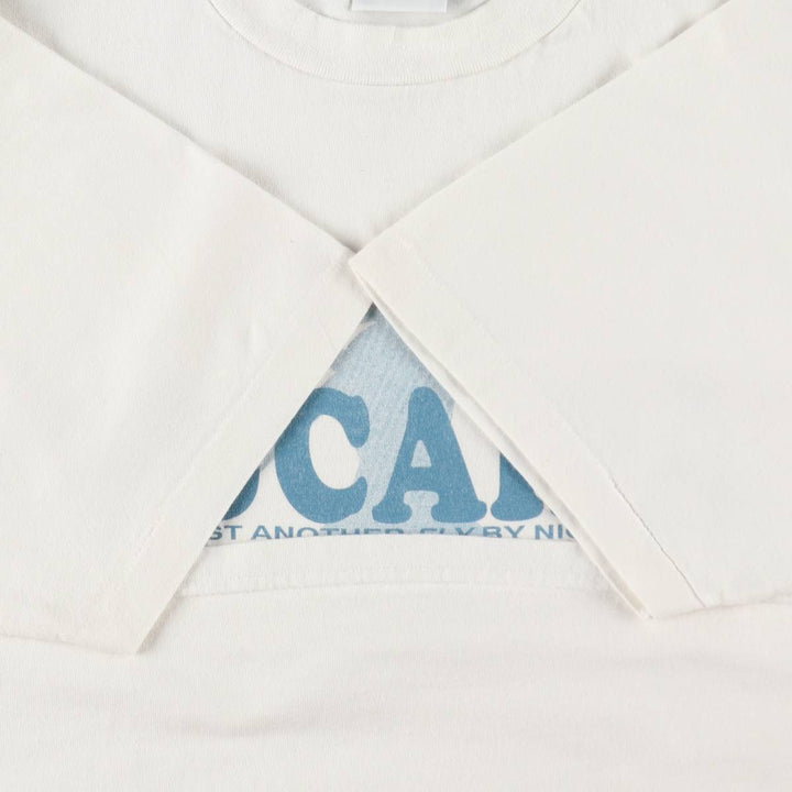 90'S Gildan Heavy Weight Print T-Shirt, Made in USA, Men's XL equivalent, Vintage cotton white type Vintage Second Hand