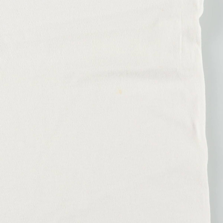 90'S Gildan Heavy Weight Print T-Shirt, Made in USA, Men's XL equivalent, Vintage cotton white type Vintage Second Hand