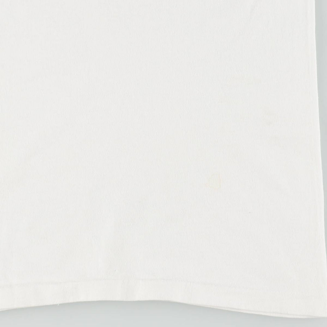 90'S Anvil Precycle Message Print T-Shirt, Made in USA, Men's Size L (Equivalent), Vintage cotton white type Vintage Second Hand