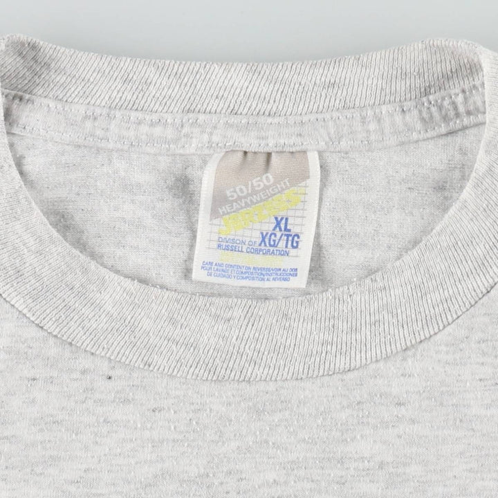 90'S Jerzees 50 cotton gray type Vintage Second Hand