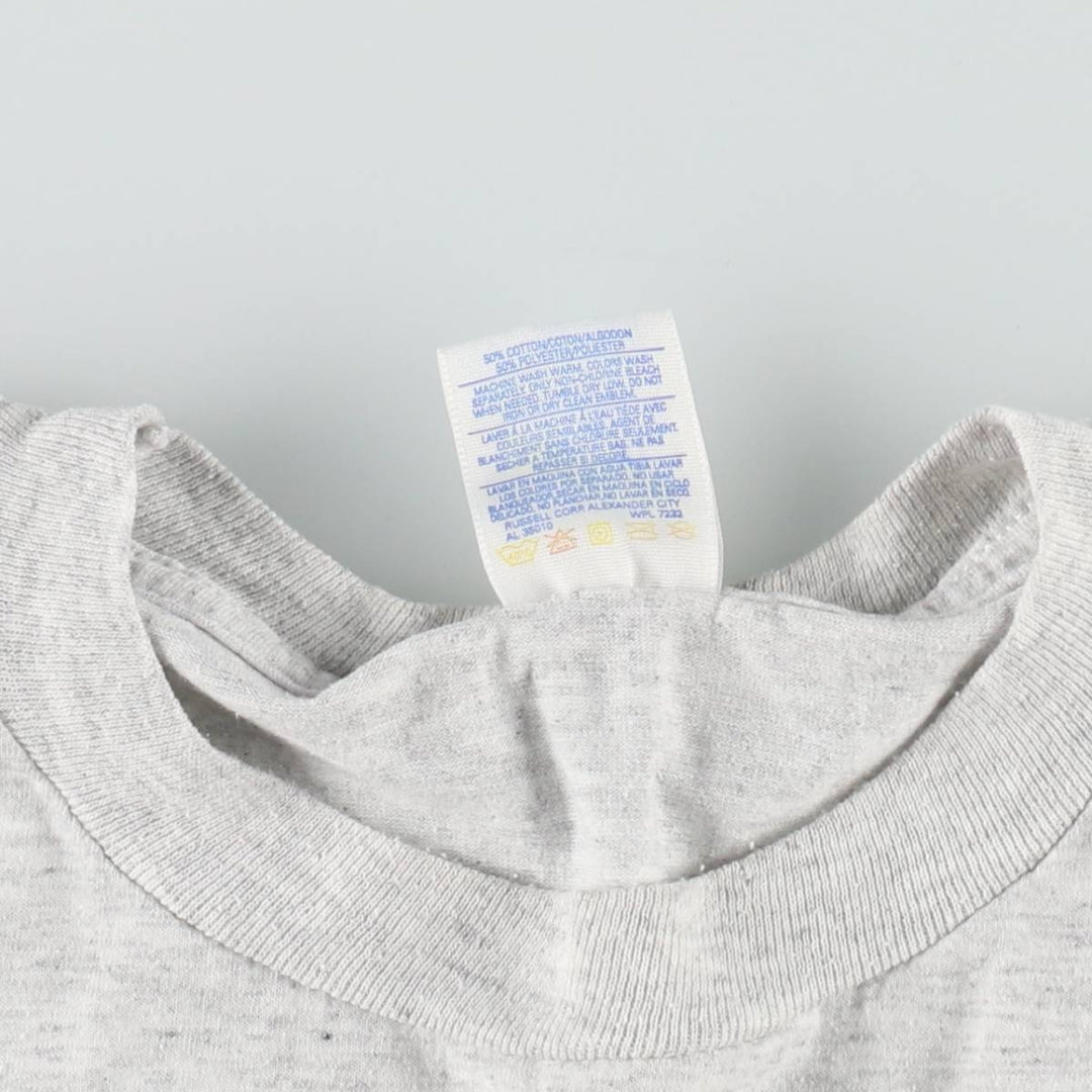 90'S Jerzees 50 cotton gray type Vintage Second Hand
