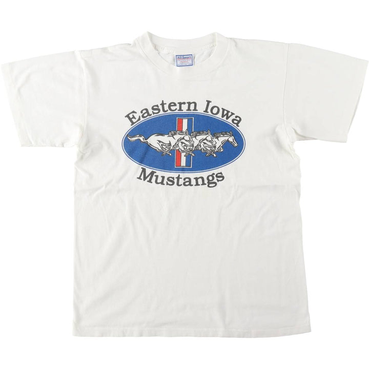 90'S ALL SPORT PRO WEIGHT FORD Advertising T-Shirt, Made in USA, Men's Size M (approx.), Vintage cotton white type Vintage Second Hand