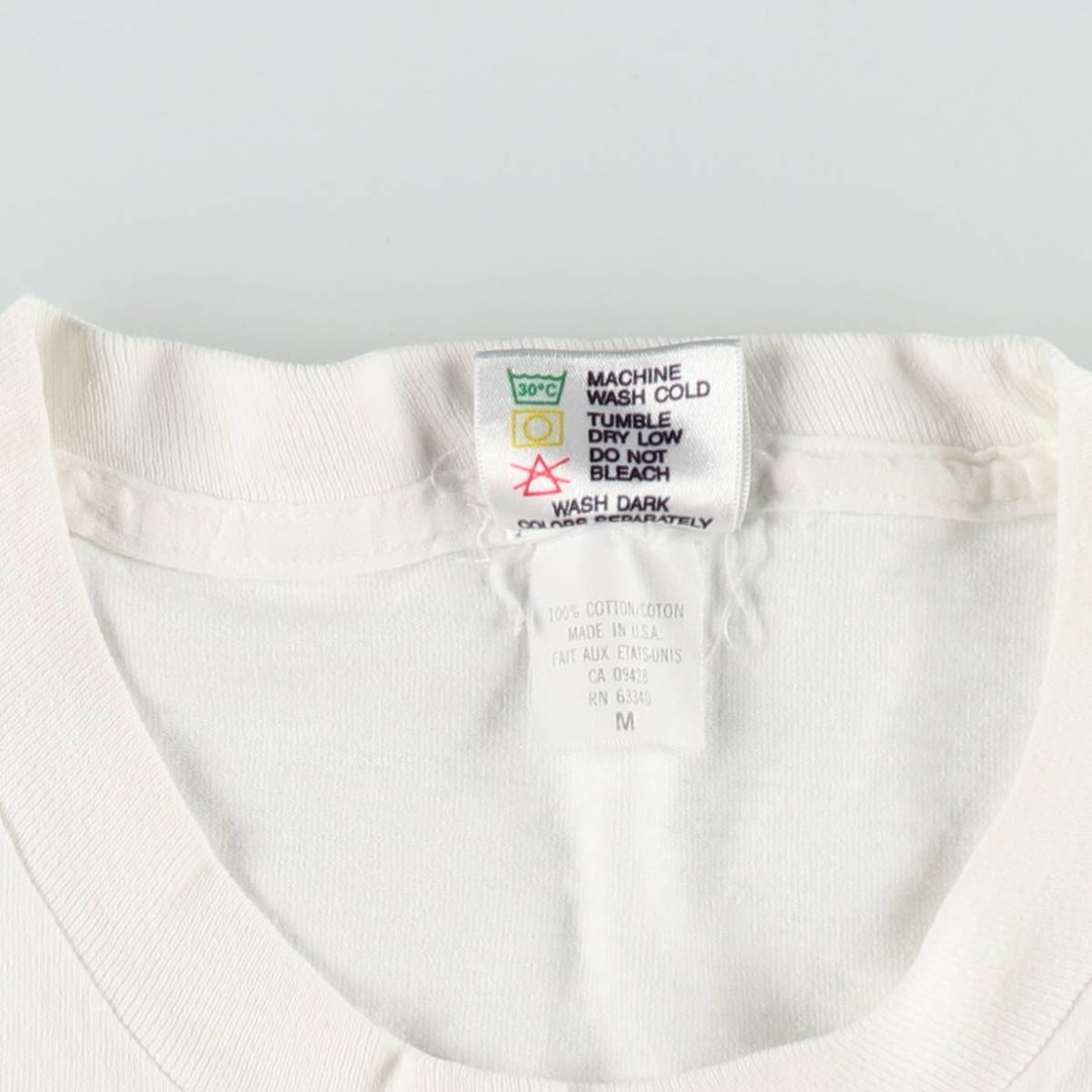 90'S PRINCE Art T-shirt, Made in USA, Men's Size M (approx.), Vintage cotton white type Vintage Second Hand