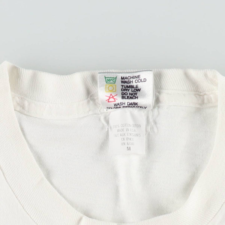 90'S PRINCE Art T-shirt, Made in USA, Men's Size M (approx.), Vintage cotton white type Vintage Second Hand