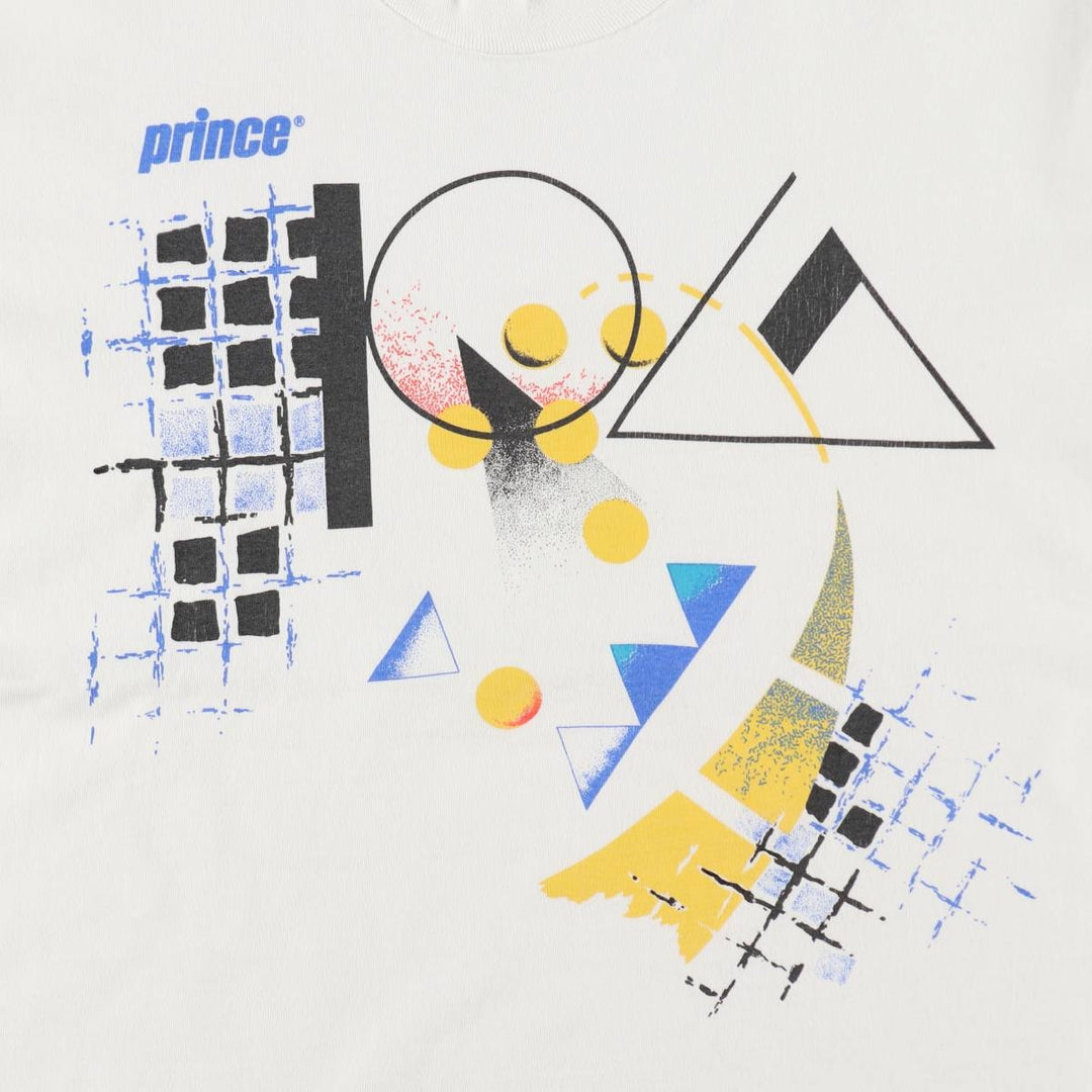 90'S PRINCE Art T-shirt, Made in USA, Men's Size M (approx.), Vintage cotton white type Vintage Second Hand