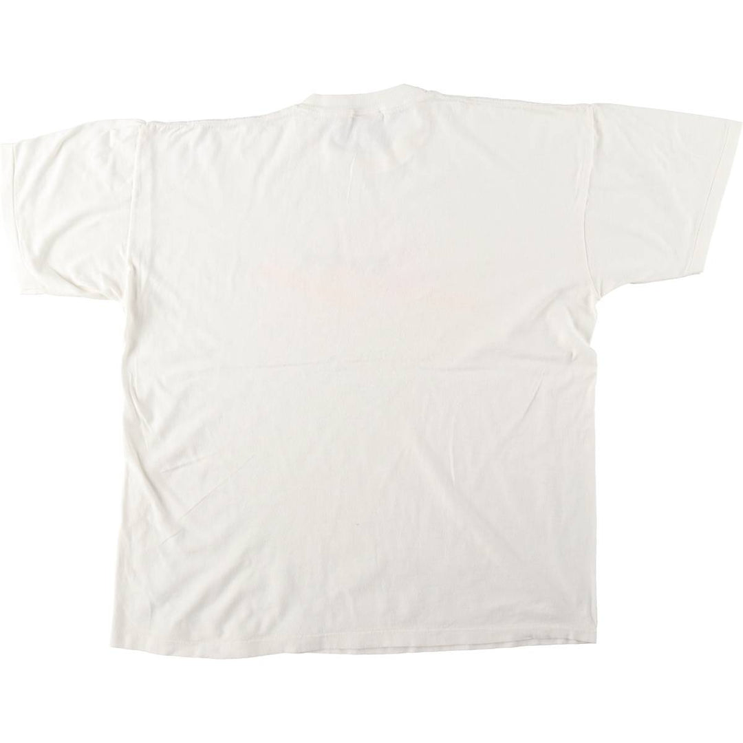 Vintage 90'S SIGNAL MEGA-TEE Printed T-Shirt, Made in USA, Men's XL cotton white type Vintage Second Hand