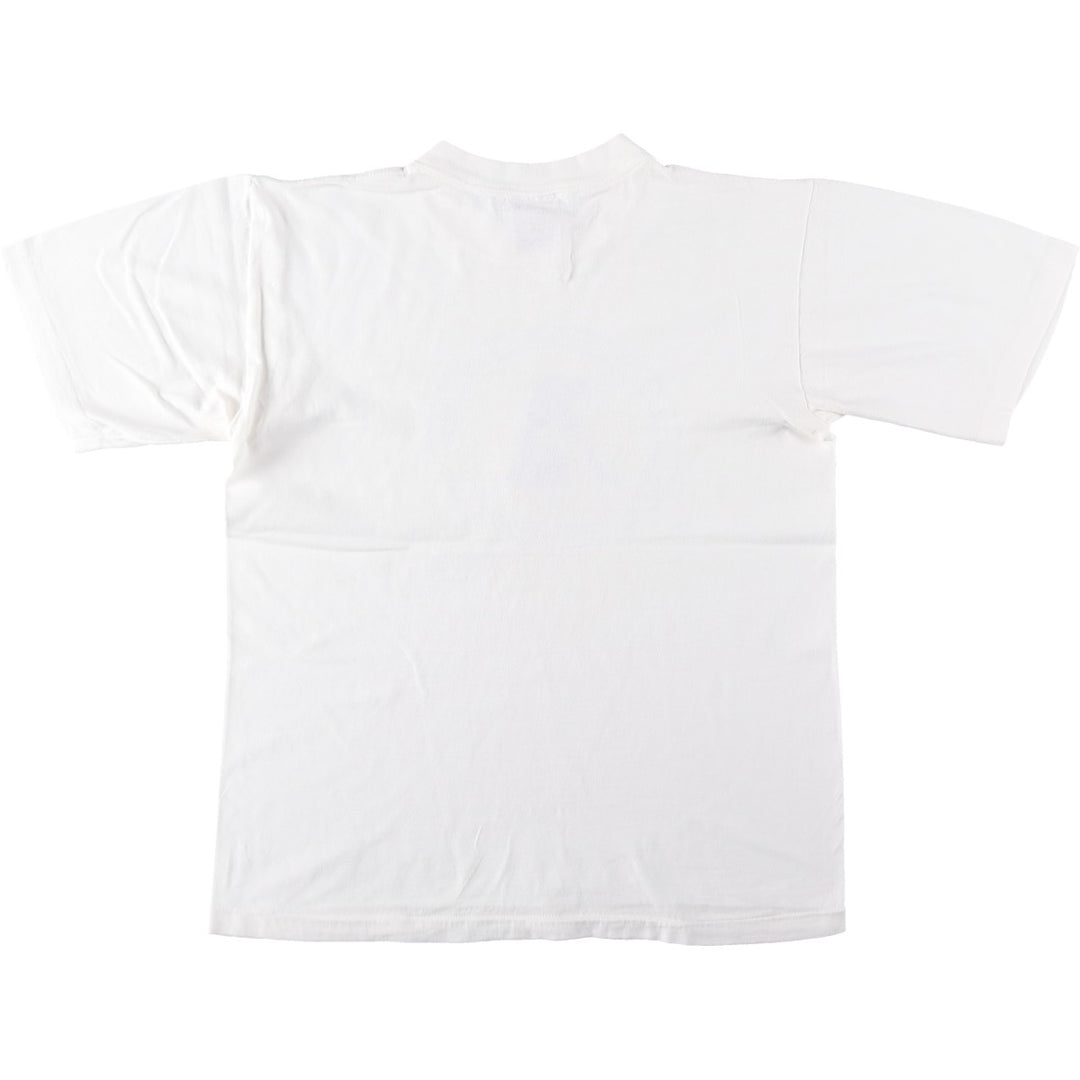 90'S ONEITA POWER-T SPCA (Ann Arundel County Society for the Prevention of Cruelty to Animals) Print T-Shirt, Men's Size L (approx.), Vintage cotton white type Vintage Second Hand