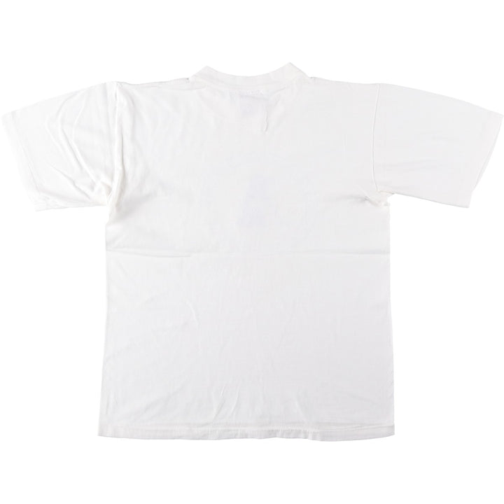90'S ONEITA POWER-T SPCA (Ann Arundel County Society for the Prevention of Cruelty to Animals) Print T-Shirt, Men's Size L (approx.), Vintage cotton white type Vintage Second Hand