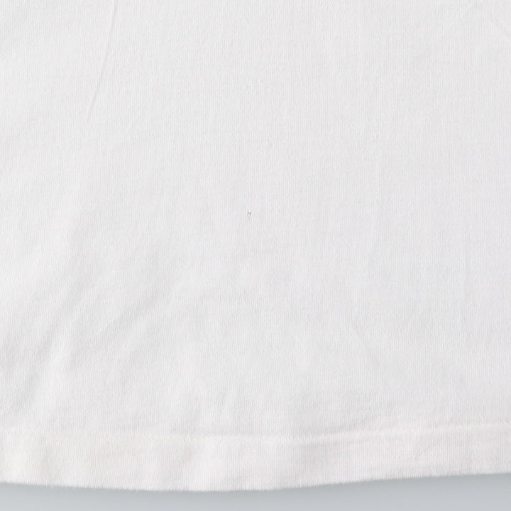 90'S Fruit of the Loom printed T-shirt, made in the USA, men's XL size, vintage cotton white type Vintage Second Hand