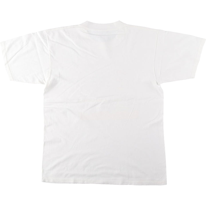90'S Gildan Heavy Weight Print T-Shirt, Men's Size L (approx.), Vintage cotton white type Vintage Second Hand