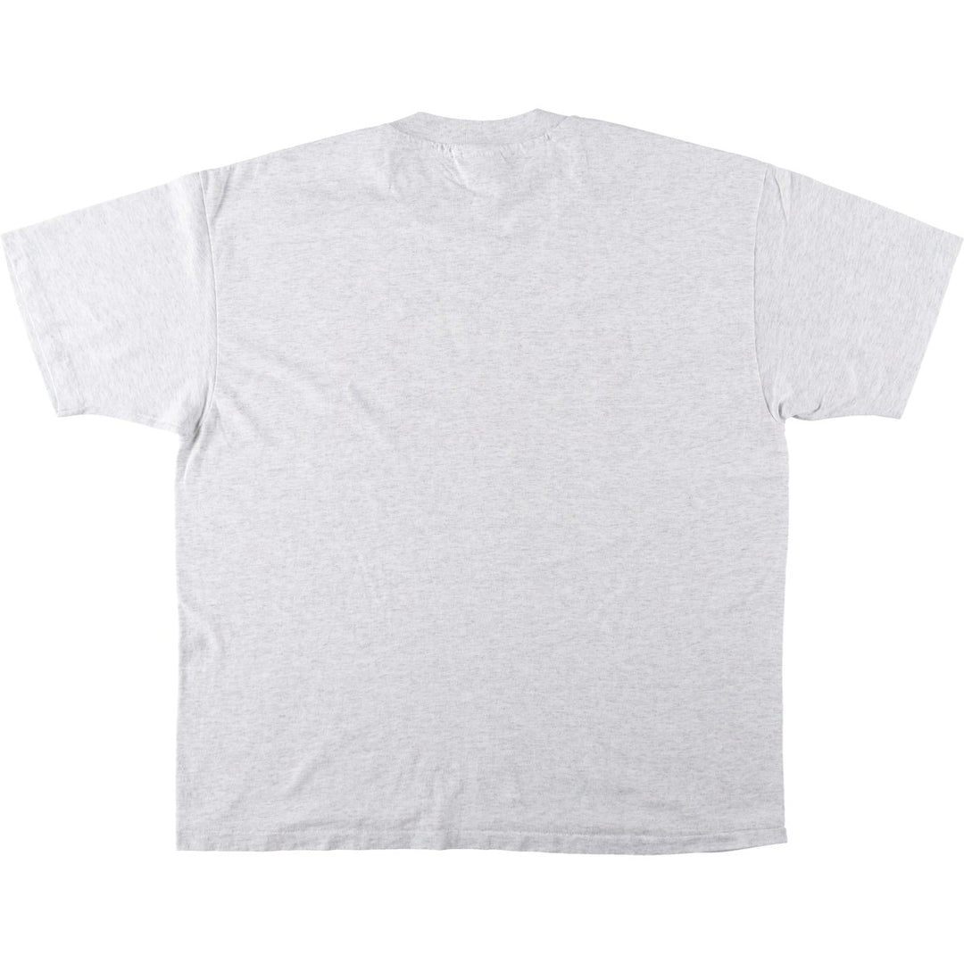 90'S Hanes HEAVYWEIGHT 50 cotton gray type Vintage Second Hand