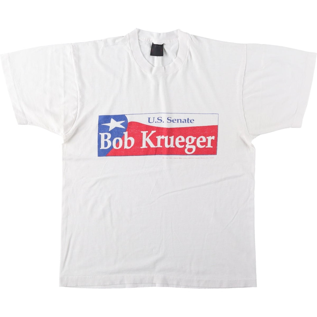 90'S Screen Stars Best Print T-Shirt, Men's Size M (approx.), Vintage cotton white type Vintage Second Hand