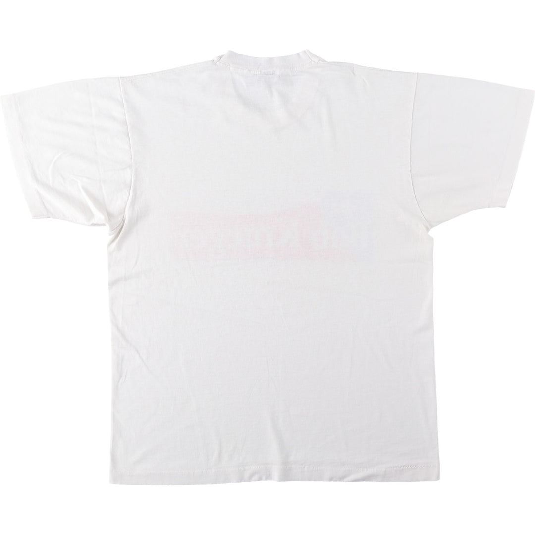 90'S Screen Stars Best Print T-Shirt, Men's Size M (approx.), Vintage cotton white type Vintage Second Hand