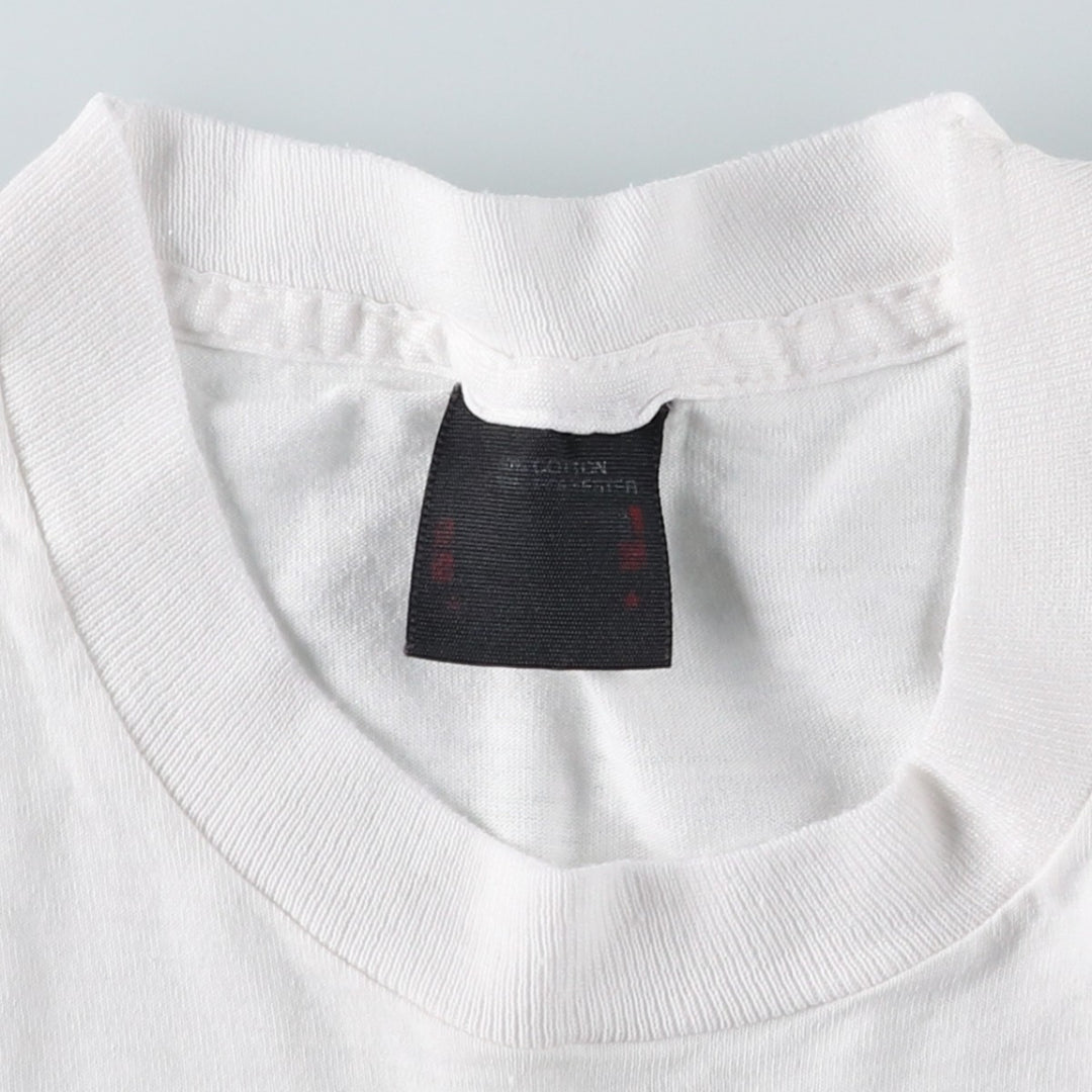 90'S Screen Stars Best Print T-Shirt, Men's Size M (approx.), Vintage cotton white type Vintage Second Hand
