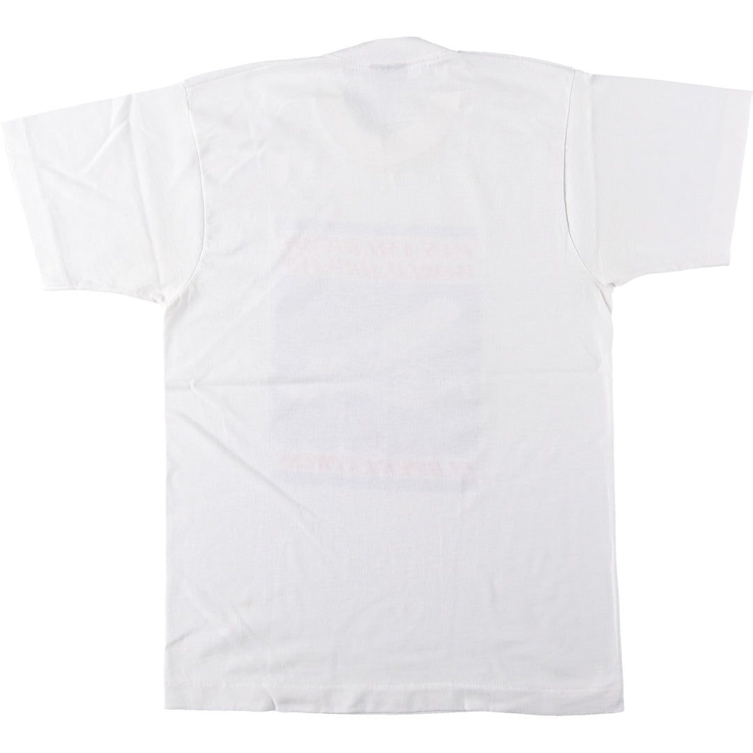 80s-90'S Screen Stars BEST Pan American World Airways Advertising T-Shirt, Made in USA, Men's Size M (approx.) cotton white type Vintage Second Hand