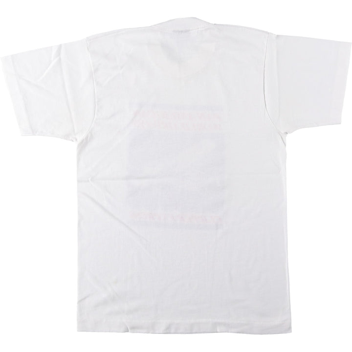 80s-90'S Screen Stars BEST Pan American World Airways Advertising T-Shirt, Made in USA, Men's Size M (approx.) cotton white type Vintage Second Hand