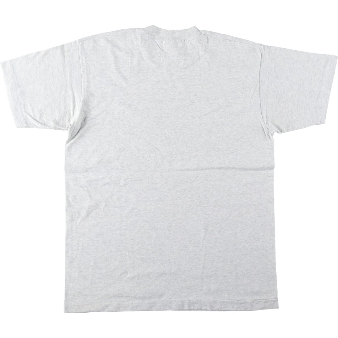 90'S Fruit of the Loom Ed Fischer Art T-Shirt, Made in USA, Men's Size L (approx.), Vintage cotton gray type Vintage Second Hand