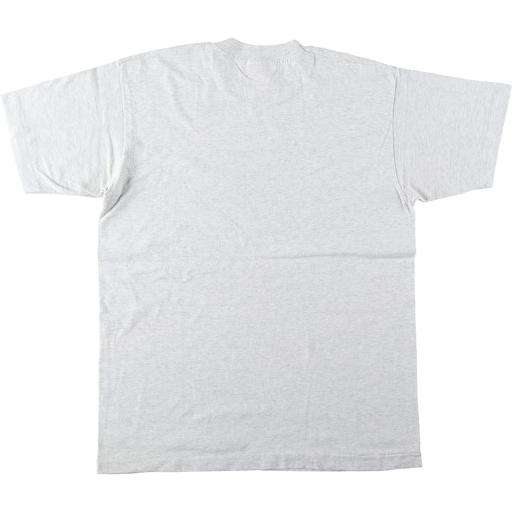 90'S Fruit of the Loom Ed Fischer Art T-Shirt, Made in USA, Men's Size L (approx.), Vintage cotton gray type Vintage Second Hand