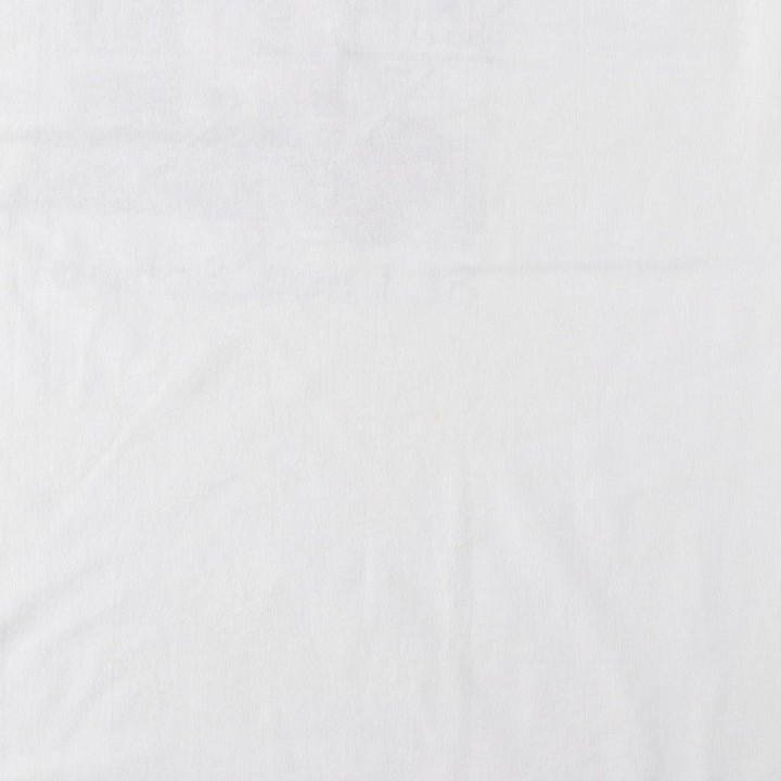 80s-90'S Jerzees College T-Shirt, Made in USA, Men's XL equivalent, Vintage cotton white type Vintage Second Hand