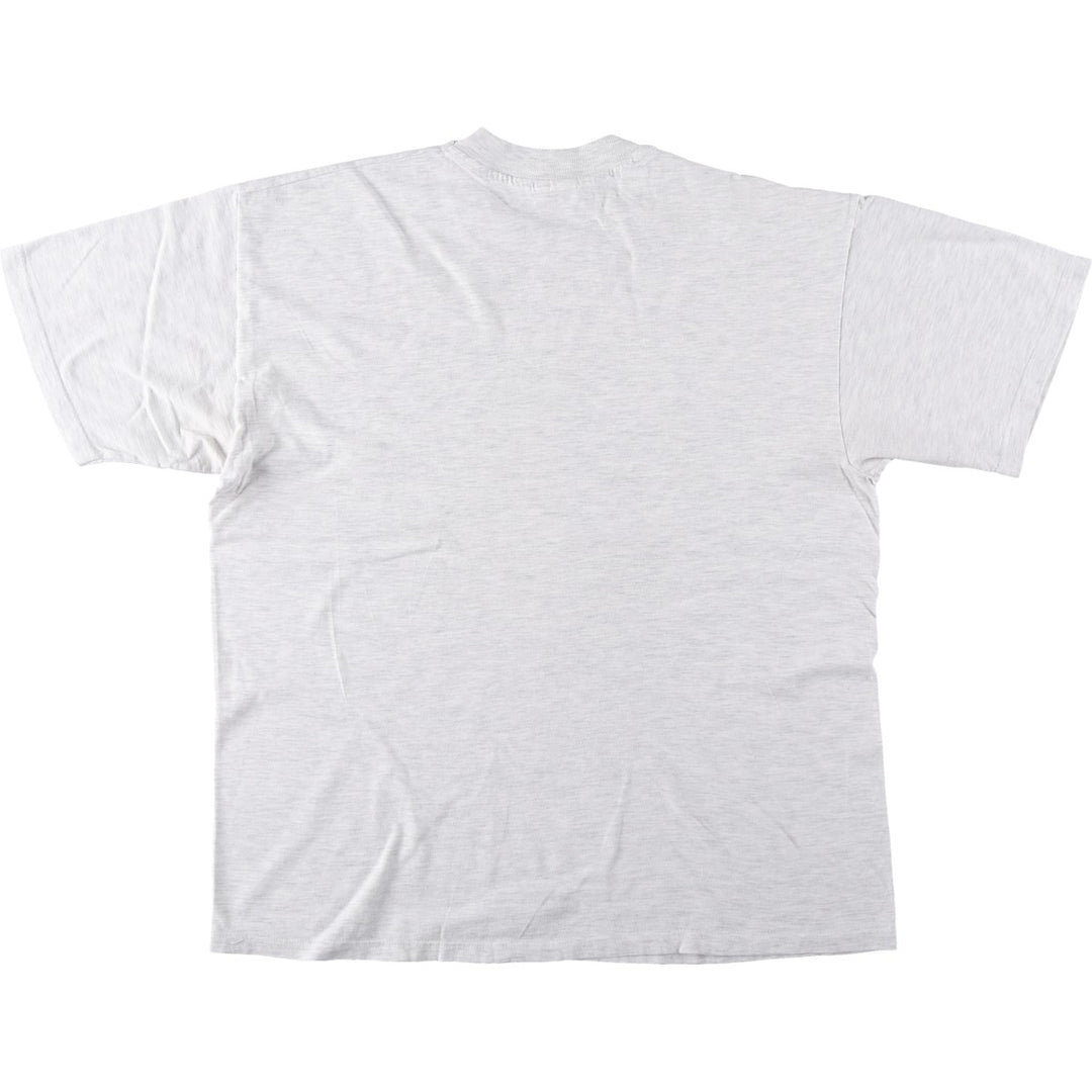 90'S Hanes HEAVY-T BIG BEN souvenir t-shirt, men's size XL equivalent, vintage. cotton gray type Vintage Second Hand