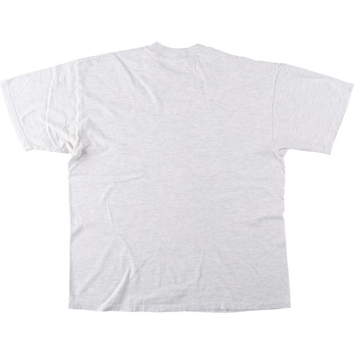 90'S Hanes HEAVY-T BIG BEN souvenir t-shirt, men's size XL equivalent, vintage. cotton gray type Vintage Second Hand