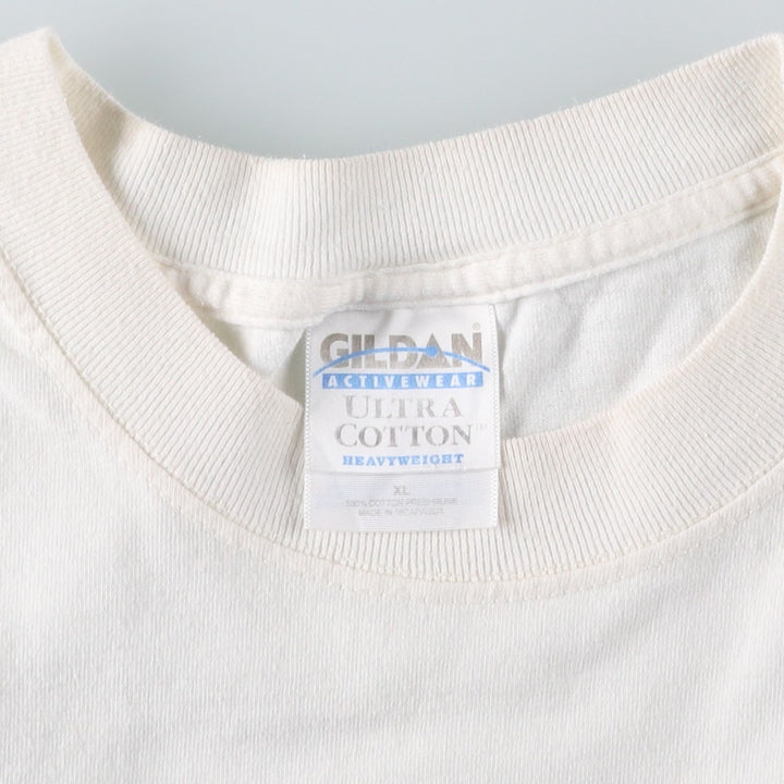 2000'S Gildan Ultra Cotton Print T-Shirt, Men's Size XL (approx.) cotton unbleached Vintage Second Hand