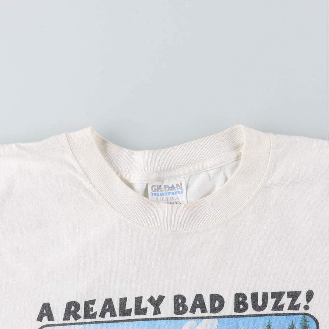 2000'S Gildan Ultra Cotton Print T-Shirt, Men's Size XL (approx.) cotton unbleached Vintage Second Hand
