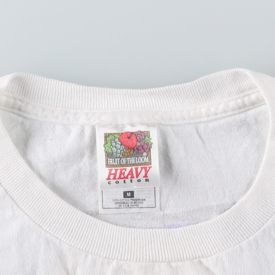 2000'S Fruit of the Loom THE NEW YORK PUBLIC LIBRARY New York Public Library Print T-Shirt (Men's Size M) cotton white type Vintage Second Hand