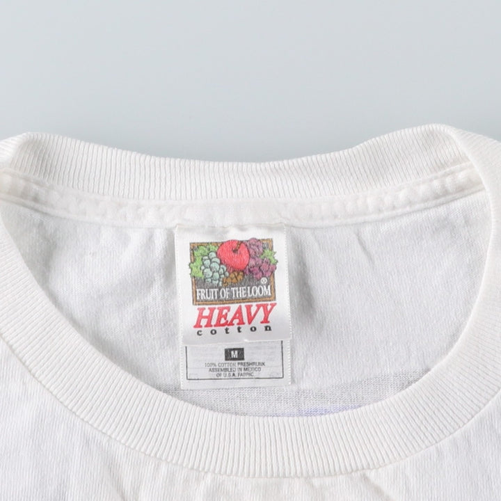 2000'S Fruit of the Loom THE NEW YORK PUBLIC LIBRARY New York Public Library Print T-Shirt (Men's Size M) cotton white type Vintage Second Hand