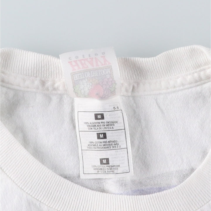 2000'S Fruit of the Loom THE NEW YORK PUBLIC LIBRARY New York Public Library Print T-Shirt (Men's Size M) cotton white type Vintage Second Hand