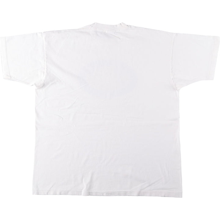 90'S Fruit of the Loom THE TELLER HOUSE Print T-Shirt, Made in USA, Men's XXL equivalent, Vintage cotton white type Vintage Second Hand
