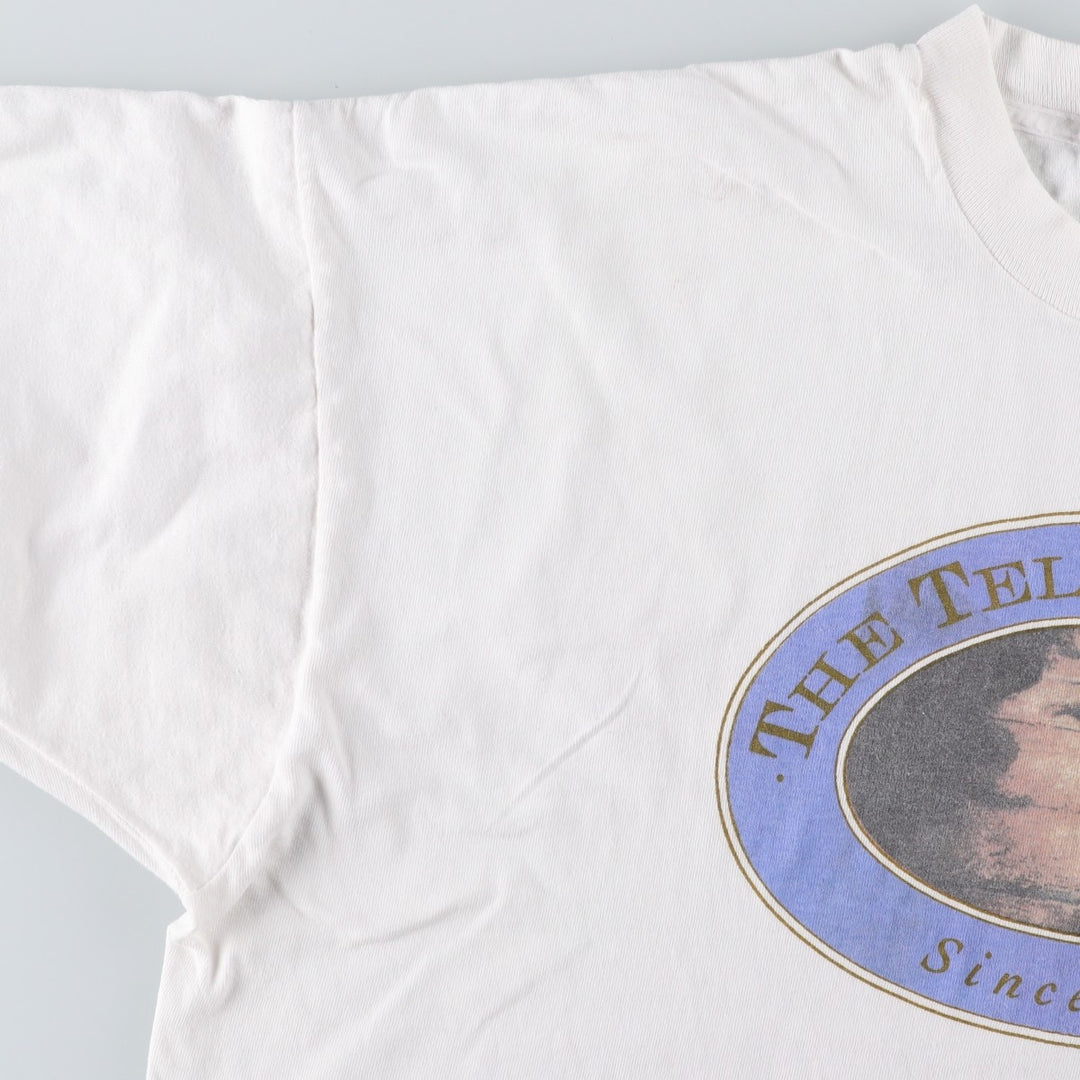 90'S Fruit of the Loom THE TELLER HOUSE Print T-Shirt, Made in USA, Men's XXL equivalent, Vintage cotton white type Vintage Second Hand