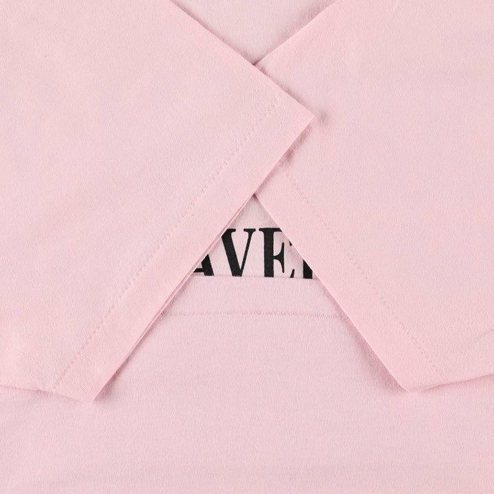 90'S Hanes HEAVYWEIGHT 50 cotton pink type Vintage Second Hand