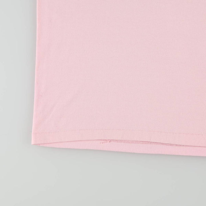 90'S Hanes HEAVYWEIGHT 50 cotton pink type Vintage Second Hand