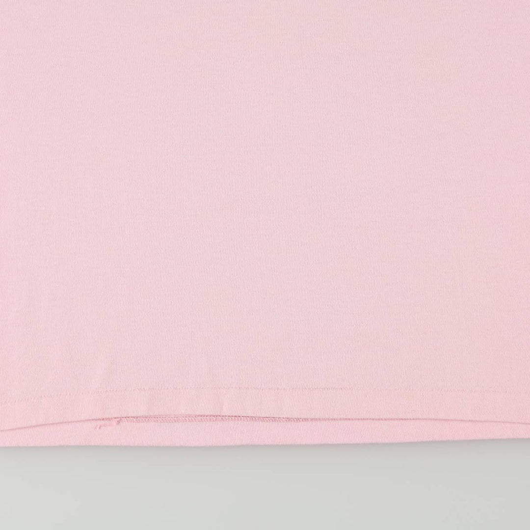 90'S Hanes HEAVYWEIGHT 50 cotton pink type Vintage Second Hand