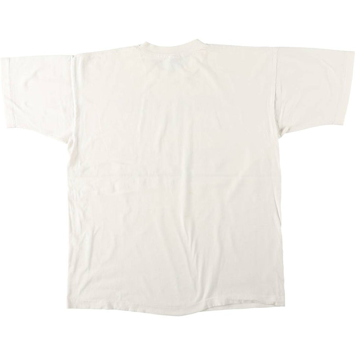 90'S Fruit of the Loom Message Print T-Shirt Men's XL Vintage cotton white type Vintage Second Hand