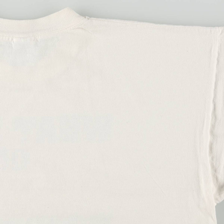 90'S Fruit of the Loom Message Print T-Shirt Men's XL Vintage cotton white type Vintage Second Hand