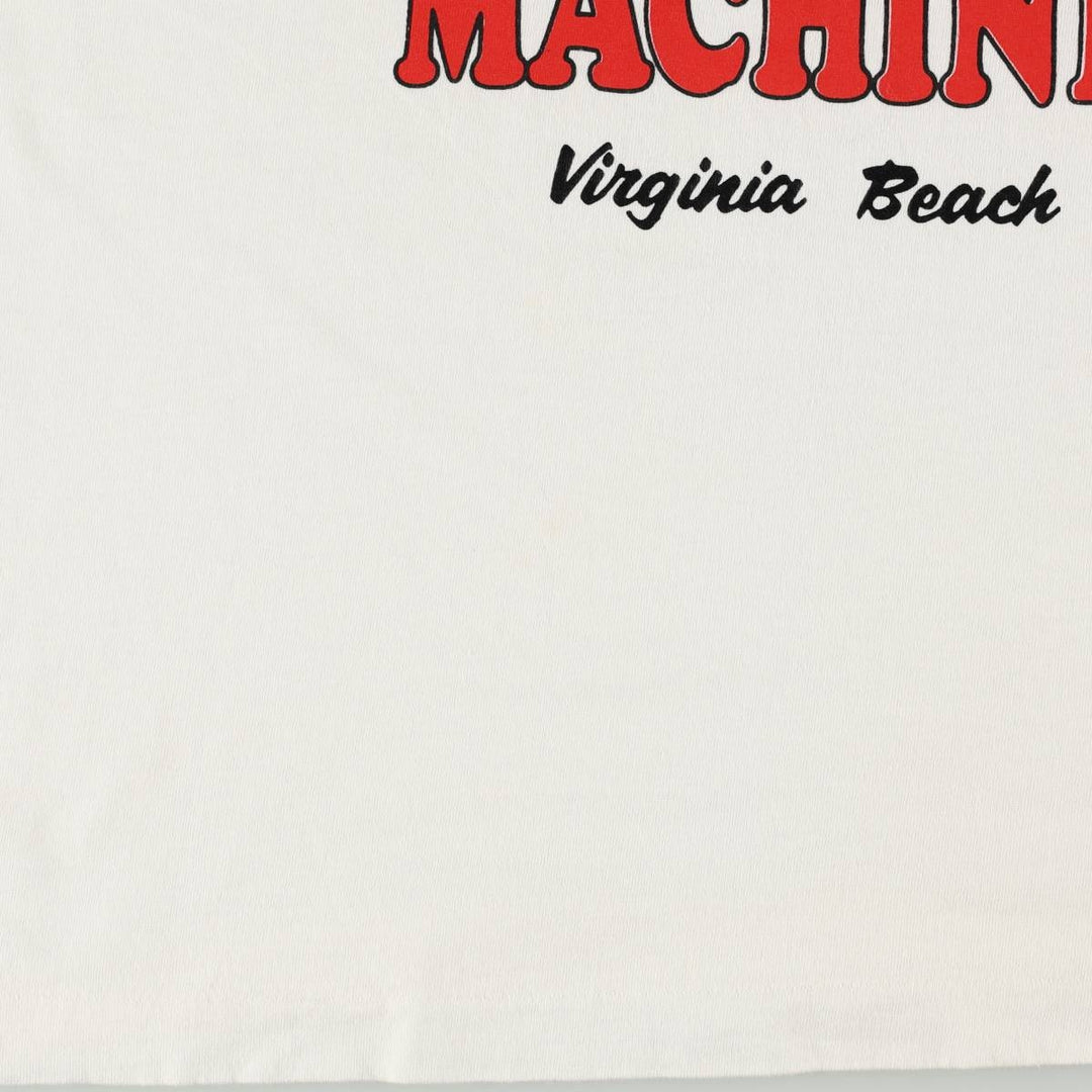 90'S Fruit of the Loom Message Print T-Shirt Made in USA Men's XL Vintage cotton white type Vintage Second Hand