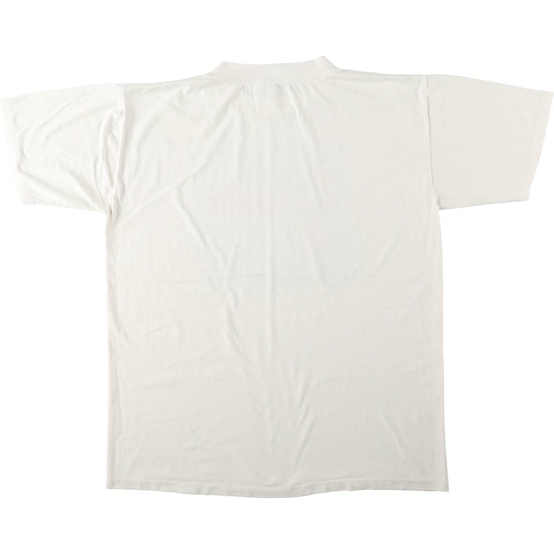 90'S SHOEBOX GREETINGS Message Print T-Shirt, Made in USA, Men's XXL equivalent, Vintage cotton white type Vintage Second Hand