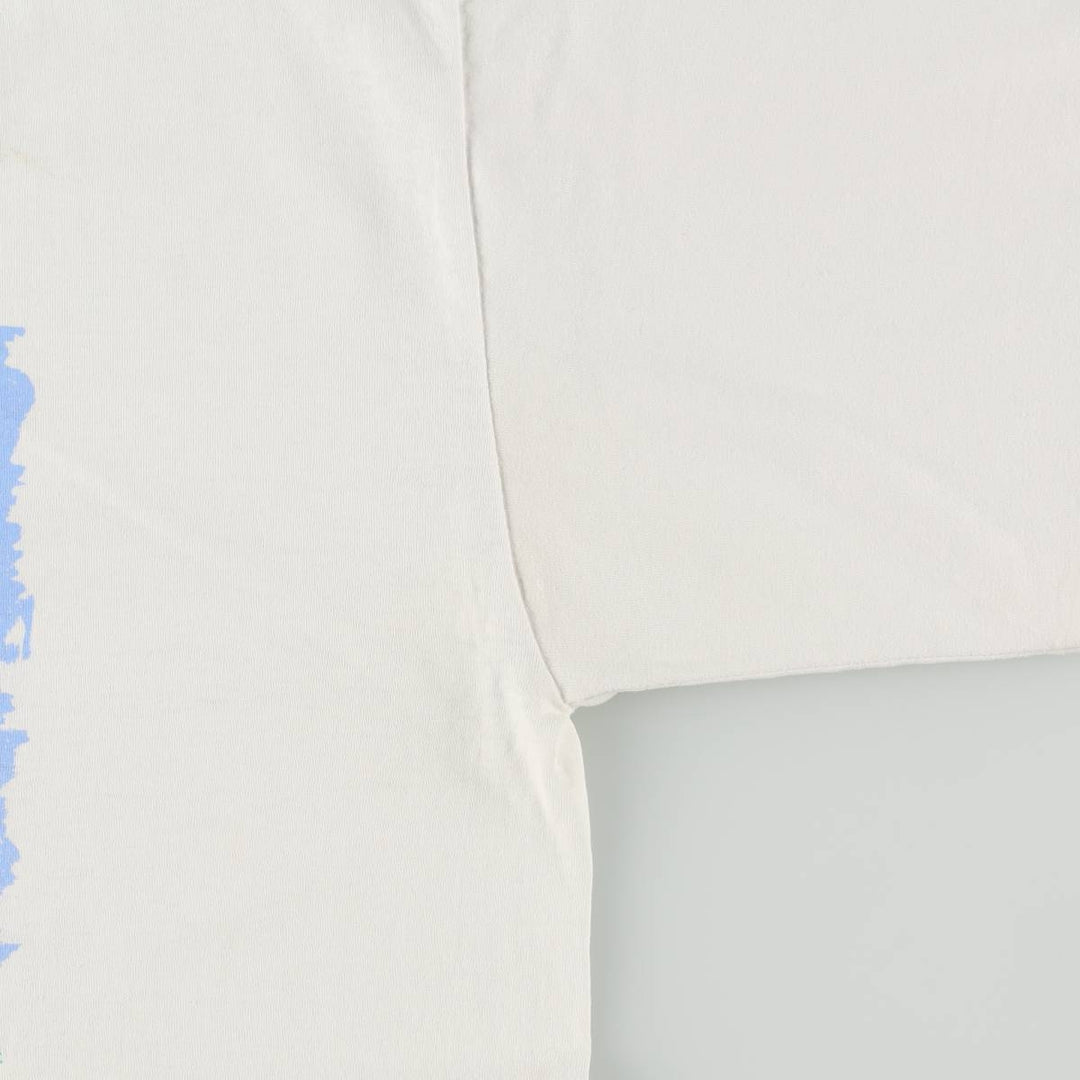 90'S SHOEBOX GREETINGS Message Print T-Shirt, Made in USA, Men's XXL equivalent, Vintage cotton white type Vintage Second Hand