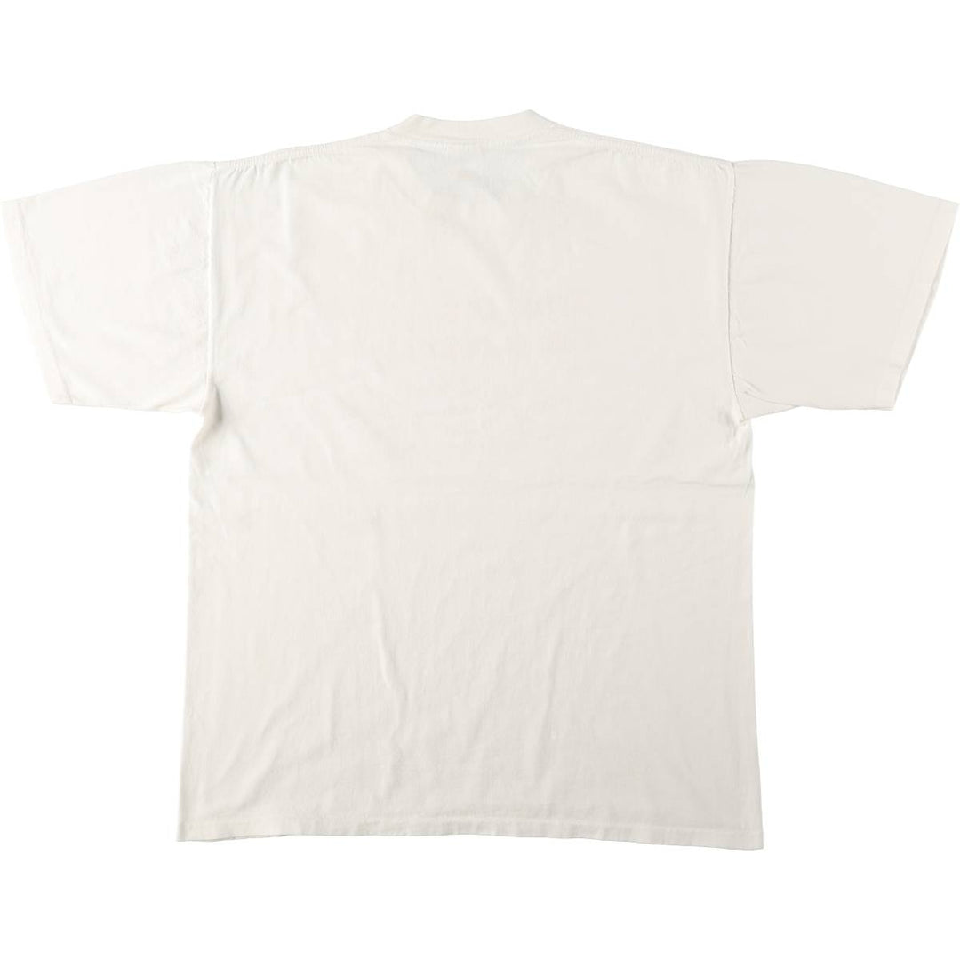 ~90'S RP Message Print T-Shirt, Made in USA, Men's XL equivalent, Vintage cotton white type Vintage Second Hand