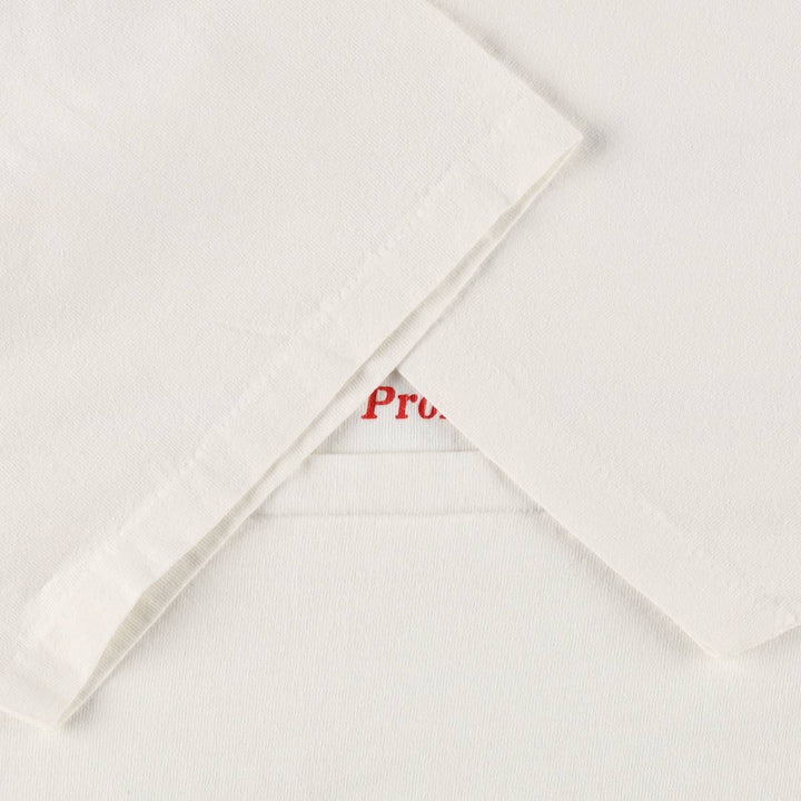 ~90'S RP Message Print T-Shirt, Made in USA, Men's XL equivalent, Vintage cotton white type Vintage Second Hand