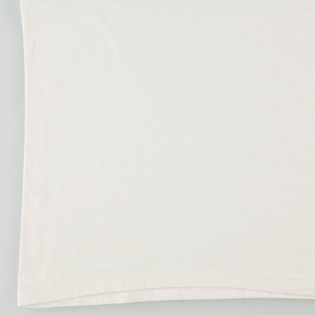 ~90'S RP Message Print T-Shirt, Made in USA, Men's XL equivalent, Vintage cotton white type Vintage Second Hand