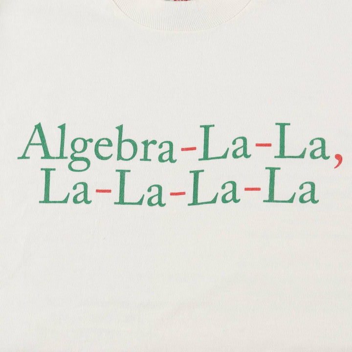 90'S Fruit of the Loom Message Print T-Shirt, Men's Size L, Vintage cotton white type Vintage Second Hand