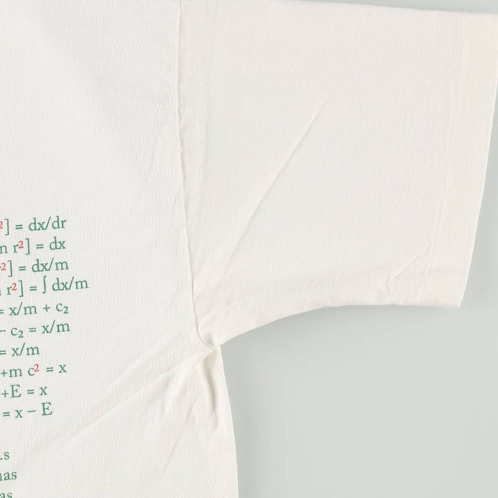 90'S Fruit of the Loom Message Print T-Shirt, Men's Size L, Vintage cotton white type Vintage Second Hand