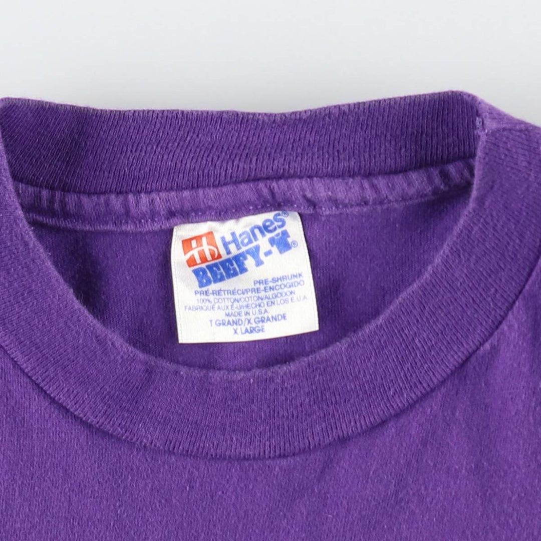 90'S Hanes Cellular One Advertising T-Shirt, Made in USA, Men's XL equivalent, Vintage cotton purple type Vintage Second Hand