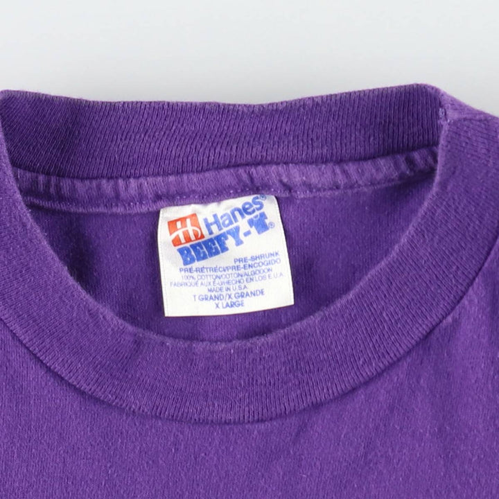 90'S Hanes Cellular One Advertising T-Shirt, Made in USA, Men's XL equivalent, Vintage cotton purple type Vintage Second Hand