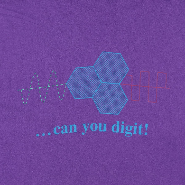 90'S Hanes Cellular One Advertising T-Shirt, Made in USA, Men's XL equivalent, Vintage cotton purple type Vintage Second Hand