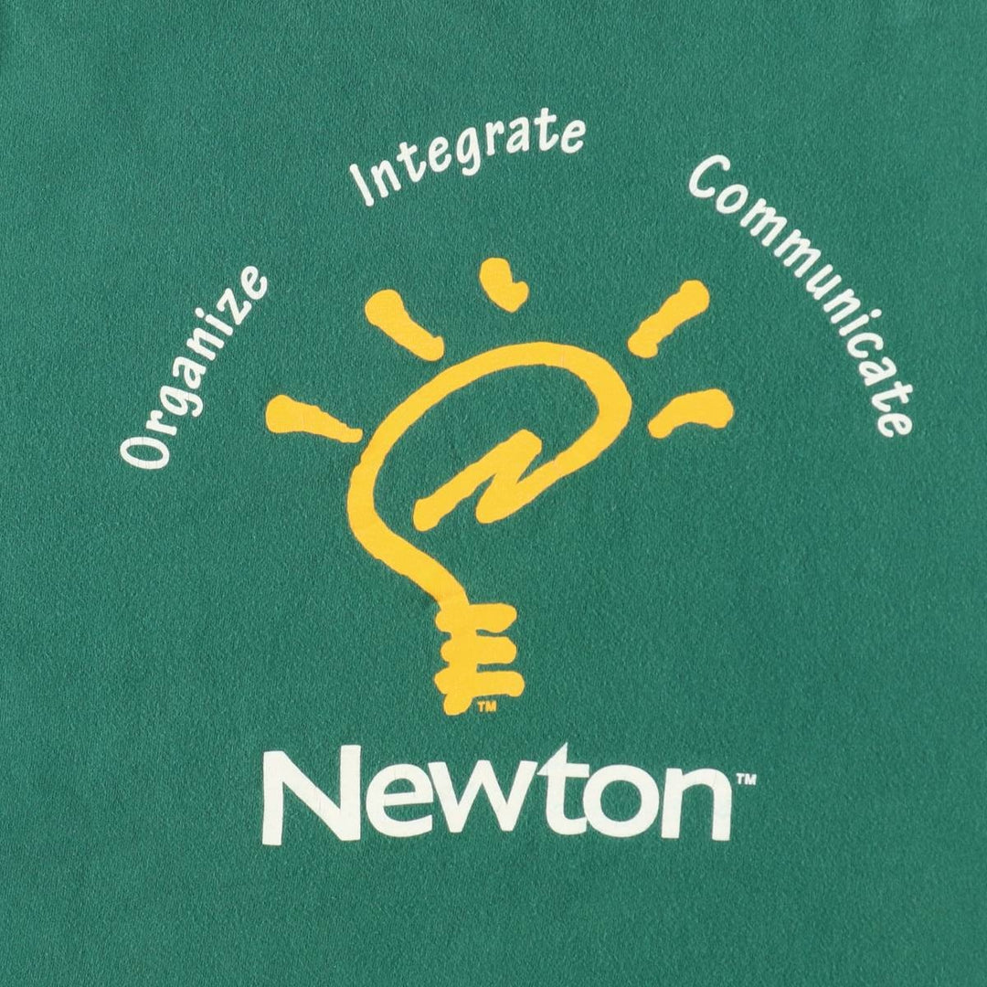 90'S Apple Newton Advertising T-shirt, Men's Size L (approx.), Vintage unclear green type Vintage Second Hand